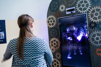 Die TU Chemnitz im Kulturhauptstadtjahr: Von Zauberbuch bis zu einem virtuellen Portal in andere Städte - Das „Urban Gate“ gehört zu den Projekten der TU, die auch im Stadtraum sichtbar werden.