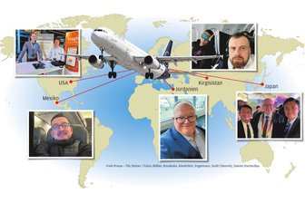 Die Überflieger 2025: Unterwegs über den Wolken für die Chemnitzer Wirtschaft - Weltweite Ziele, zu denen Firmenchefs aus Chemnitz überall unterwegs waren.