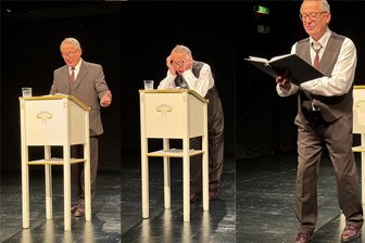 Die unmögliche Leichtigkeit des Scheins. Andreas Pannach erzählt von Wirren und Irren am (Freiberger) Theater. - Drei Szenen: Andreas Pannach erklärt am Freiberger Theater, wie ein Theaterstück entsteht.