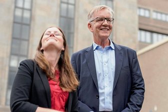 Die Wackelkandidaten der Linken: Dietmar Bartsch und Janine Wissler - Zwischen der Aussicht aufs Mitregieren und der Sorge um den Einzug in den Bundestag: die Linken-Spitzenkandidaten Dietmar Bartsch und Janine Wissler.