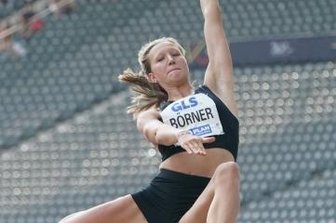 Die WM muss noch warten - Helena Börner in Aktion. Die Weitspringerin verpasste die WM-Quali nur knapp.