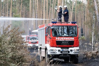 Dienstgrad-Affäre und Zweifel an politischer Neutralität: Chef des Feuerwehrverbands Sachsen tritt zurück - Waldbrände, wie hier in Nordsachsen im vergangenen Jahr, stellen die Feuerwehrleute vor immer größere Herausforderungen. Deshalb auch wird in Sachsen an einem Waldbrandkonzept gearbeitet. 