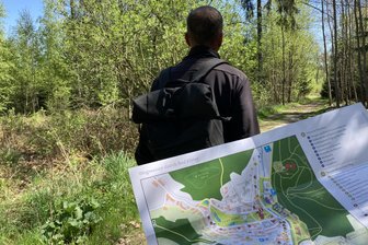 Diese besonderen Wege bringen Patienten in Bad Elster in Schwung - Gelb markiert sind die Terrainkurwege, die zum Ringweg führen.