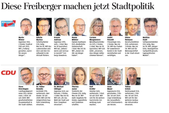Diese Freiberger machen jetzt Stadtpolitik -