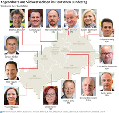 Diese Politiker vertreten Südwestsachsen im neuen Bundestag - Diese Abgeordneten vertreten Südwestsachsen im neuen Bundestag.