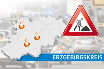 Diese Straßen im Erzgebirge sind aktuell gesperrt - Diese Woche warten zahlreiche Baustellen auf Autofahrer.