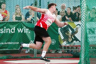 DM-Erfolge öffnen Leichtathleten aus dem Erzgebirge die Tür nach Europa - Löste als bester U-23-Diskuswerfer der Deutschen Winterwurf-Meisterschaft sein Ticket zum Europacup: Steven Richter.