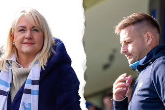 Doch kein Verkündungstermin am Oberlandesgericht: Wie es im Rechtsstreit zwischen dem Chemnitzer FC und Polster Catering weitergeht - Ex-Vereinspräsidentin Romy Polster (links) und CFC-Geschäftsstellenleiter Tommy Haeder sind die Gesichter des Rechtsstreites zwischen dem Cateringunternehmen und dem Fußball-Regionalligisten.