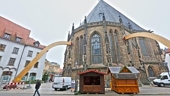 Domstützen haben bald ausgedient - Die Domstützen kommen noch diesen Monat weg.