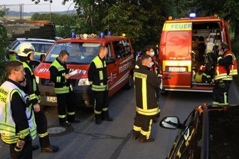 Dorfbach plötzlich grün - Gefahrguteinsatz in Remse - 
