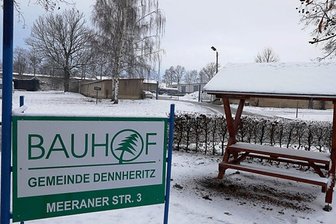 Dorfzentrum: Dennheritz hält am XXL-Projekt fest - Bisher ist nur der Bauhof in die Dorfzentrum-Räume eingezogen. 