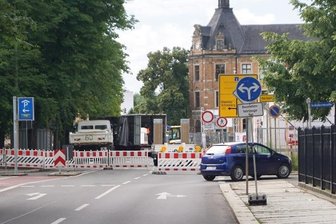Dr.-Friedrichs-Ring gesperrt -