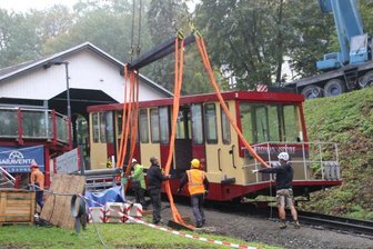 Im September wurden die Wägen abgeholt.