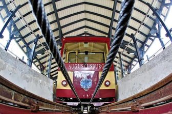 Drahtseilbahn in Augustusburg fährt wieder - Die Drahtseilbahn Augustusburg