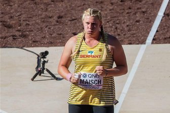Drama im Ring - Katharina Maisch bei der Leichtathletik-WM in den USA - Katharina Maisch - Kugelstoßerindes LV 90 Erzgebirge