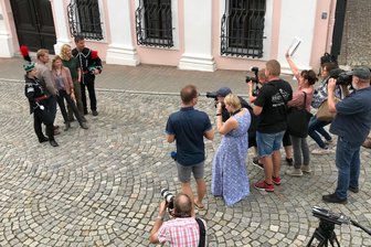 Dreharbeiten für Erzgebirgskrimi in Schneeberg: Produzenten setzen auf Tradition - 