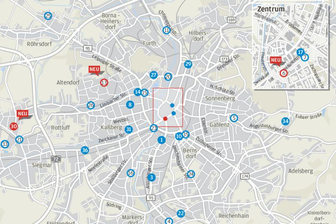 Drei neue Baustellen im Chemnitzer Stadtgebiet - 
