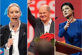 Drei Parteitage vor der Wahl: So kämpfen AfD, SPD und BSW - Drei Spitzenkandidaten im Turbowahlkampf: Alice Weidel (AfD), Olaf Scholz (SPD) und Sahra Wagenknecht (BSW).