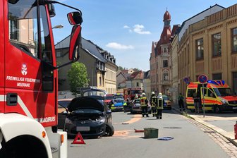 Drei Verletzte bei Unfall in Meerane - 