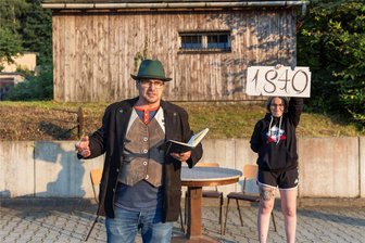 Dreitägige Sause in Annaberg-Buchholz - Pöhlbergsiedlung feiert - Das Festprogramm fürs Jubiläum „100 Jahre Pöhlbergsiedlung“ wurde fleißig geprobt.