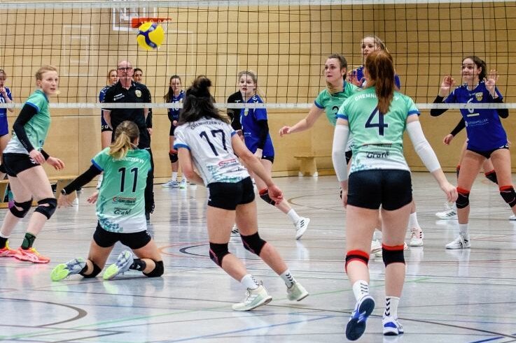 Dritte Niederlage für CVV - Vergeblich gekämpft: Die Volleyballerinnen des Chemnitzer VV unterlagen am Samstag dem SV Plauen-Oberlosa mit 1:3. 