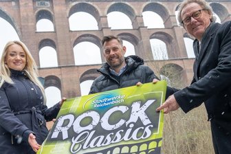 Dritter Anlauf für rockiges Pfingsten an Göltzschtalbrücke - Rocksängerin Jasmin Graf, Matthias Krauß, Chef der Agentur Krauß Event und Stefan Fraas, Generalmusikdirektor der Vogtland Philharmonie Greiz-Reichenbach laden Pfingstsamstag, 4. Juni, zu "Rock Classics". 
