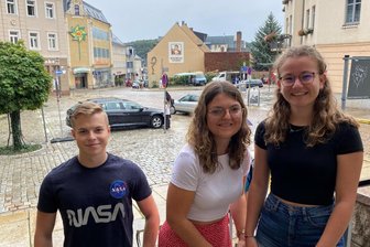 Dritter Reichenbacher Abi-Lauf macht Appetit - Organisieren den dritten Reichenbacher Abi-Lauf: Michael Burggraf, Hanna Schaller und Marielle Weck (von links).