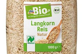 Drogeriemarkt dm ruft Reis zurück -