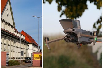 Drohnenüberflüge: Wurde die Bundeswehr in Frankenberg schon wieder ausgespäht? - Die Wettiner-Kaserne wurde wahrscheinlich erst vor kurzem wieder Ziel eines Drohnenflugs.