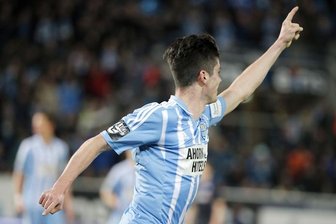 Durchatmen beim CFC: Mast und Türpitz treffen gegen Paderborn - Schütze zum 1:0: Dennis Mast.
