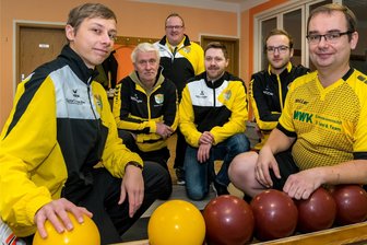 Durchmarsch bleibt für Dörnthals Kegler wohl nur ein Traum - Jan Wendrock, Karsten Weißbach, Maik Hlawatschek, Justin Klose, Yannik Billig und Roy Timmel (v. l.) gehen für Dörnthal auf Punktejagd.