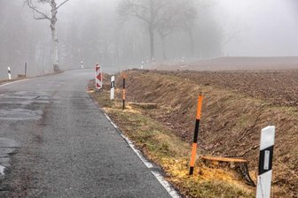 Dutzende Bäume für Ausbau von Kreisstraße im Erzgebirge gefällt - In den Winterferien wurden dutzende Bäume an der Kreisstraße zwischen Sehma und Walthersdorf gefällt.