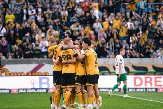Dynamo Dresden: Nach Münster lockt nun ein Heimsiegrekord aus den 70er Jahren - Ausnahmsweise reichte gegen Münster ein Dresdner Tor zum Sieg.