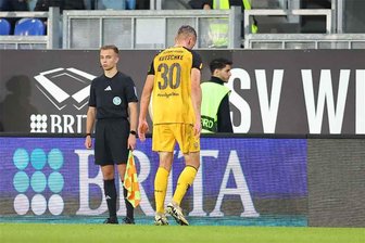 Dynamo fehlt der letzte Punch und Kapitän Kutschke gegen Hannover - Dynamo-Kapitän Stefan Kutschke verlässt in Wiesbaden den Platz. Foto: Picture Point
