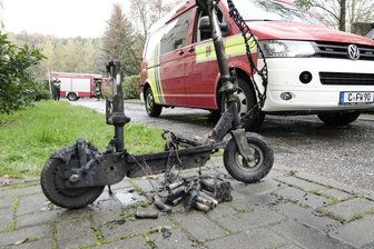 E-Scooter brennt in Kinderzimmer - 