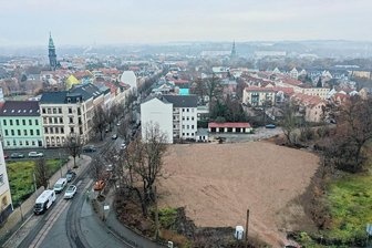 Ehemaliges Hotel Wagner: Zwickau ist jetzt Eigentümer des Grundstücks - Die Fläche, auf dem einst das Hotel Wagner stand, wird zum Bau der Innenstadttangente benötigt. Die Stadt hat das Grundstück jetzt gekauft. 