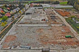 Ehemaliges Textilwerk fast verschwunden -