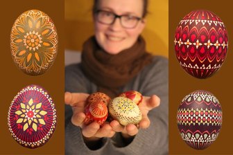 Ei, Ei, Ei: Diese Vogtländerin macht aus Ostereiern kleine Kunstwerke - Nadja Awtukowitsch hat ihr Hobby perfektioniert.