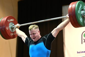 Eibauer Ludwig fühlt sich sofort wohl bei den Chemnitzer Gewichthebern - Der Eibauer Erik Ludwig gab gegen Obrigheim sein Debüt im Bundesligateam des Chemnitzer AC.