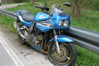 Eibenstock: Bikerunfall auf Muldenstraße - 