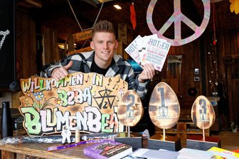 Eierolympiade, Kneipentour und Frühlingsfest – Was man über das Hohenstein-Ernstthaler Eventwochenende wissen muss - Ron Richter hat sich nicht nur für die Eierolympiade kreativ betätigt.