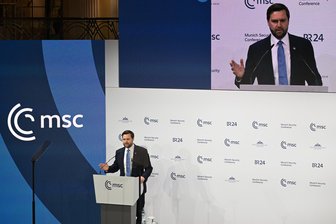 Ein Auftritt zum Gruseln - US-Vizepräsident J. D. Vance bei seiner Rede auf der Münchner Sicherheitskonferenz, mit der er viele Anwesende vor den Kopf stieß.