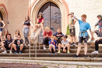 Ein Denkmal nicht nur für den Otto? - Für die Jugendlichen des Projektes um Herrschergeschichten war das Freiberger Stadt- und Bergbaumuseum wichtige Station.