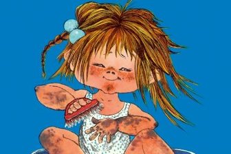 Ein glänzend neues Schrubbkatrinchen - Das Schrubbkatrinchen ist diesen Monat im Kinderbuchverlag Beltz neu erschienen. 1974 gab es die Erstauflage.