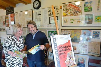 Ein Hoch auf DDR-Comics im Prellbock - Einen Ausschnitt aus dem Comic-Universum zeigt Möller bis zum 26. Oktober im Museum "Haltepunkt Obergräfenhain" des Lunzenauer Prellbocks.