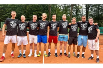 Ein Krimi zum Auftakt: Tennis-Herren feiern ersten Regionalliga-Sieg - Sofort auf Erfolgskurs: Das Tennisteam der Spielgemeinschaft Freiberg/Chemnitz.
