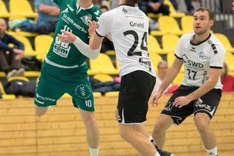 "Ein perfektes Wochenende" - Mit Schwung: Yannik Tischendorf war sowohl gegen Delitzsch II als auch im Pokalspiel in Leipzig bester Werfer der HSG II. Der 24-Jährige, der im Sommer aus Zwenkau kam, ist eine absolute Verstärkung.