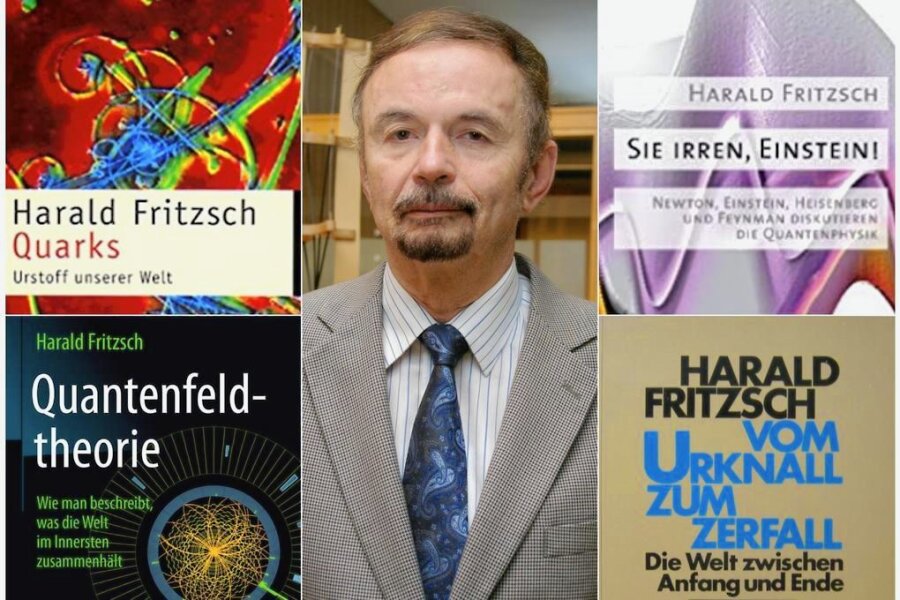 Ein Popstar der modernen Physik: Renommierter Wissenschaftler in Geburtsstadt Zwickau kaum bekannt - Harald Fritzsch, hier bei einem Heimatbesuch 2010, hat zahlreiche Bücher verfasst. 