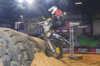 Ein Reinsdorfer beim Superenduro in Riesa: Erster kleiner Erfolg beim zweiten Versuch - Arvid Meyer machte beim Superenduro Riesa eine gute Figur.