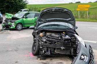 Ein Schwerverletzter bei Unfall in Wernsdorf - 